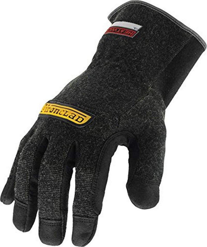 Ironclad HEATWORX REINFORCED; Heat and Cut Resistant Gloves, Palm Heat Protection Rated up to 450Â°F, (1 Pair), Black - Image 1